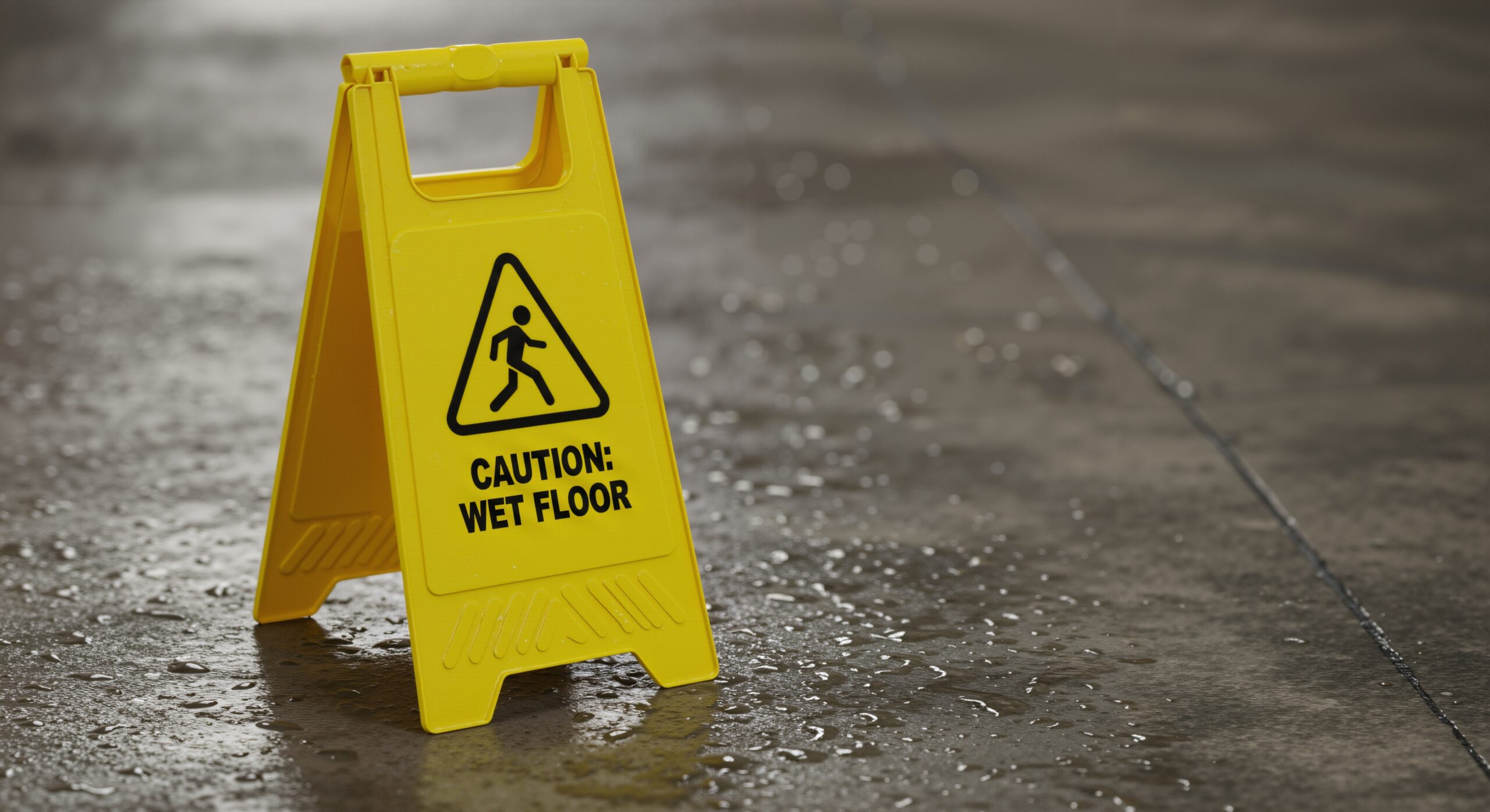 Caution Sign - Slip and Fall